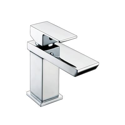Modern designed basin mixer with clicker waste