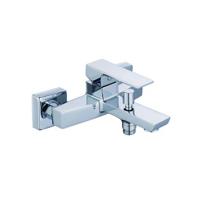 Square bath shower faucet